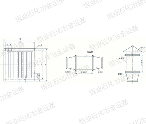 ZDL型中低壓離心風(fēng)機消聲器